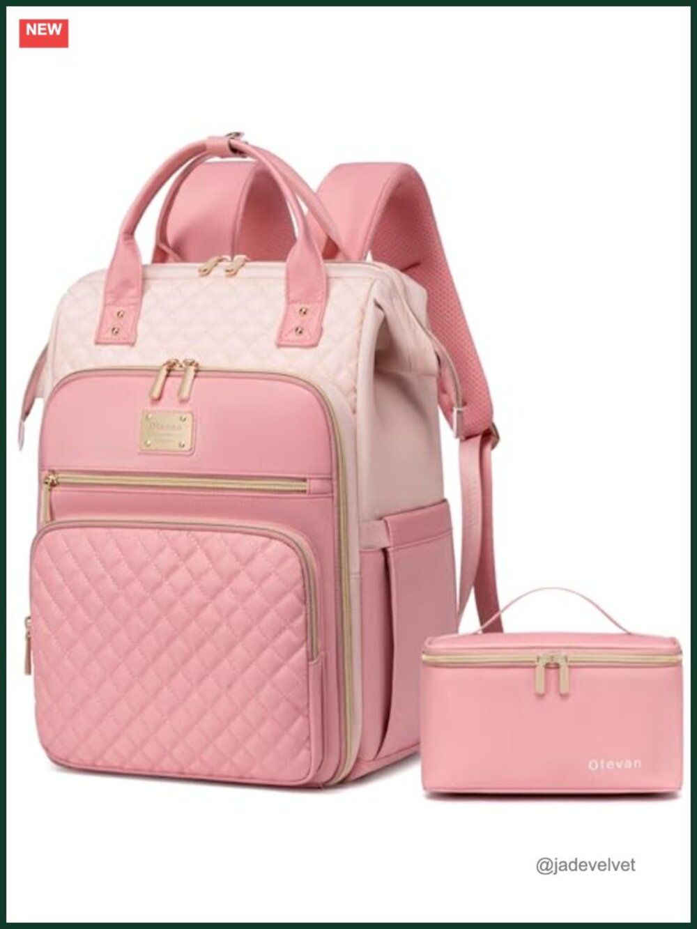 Laptop Backpack with Insulated Lunch Bag, Work Travel Backpack for Women and Men